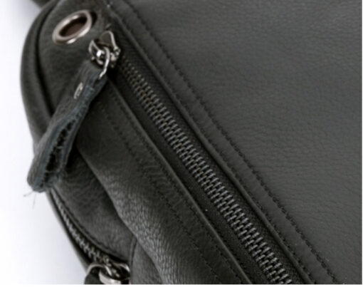 Bull Captain Men Genuine Leather Sling Chest Bag Daypacks - Image 7
