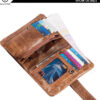 Bull Captain Men Wallets Bifold Leather Vintage Purse With 2 ID Window - Image 13