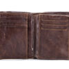 Bull Captain Men Wallet Leather Front Pocket Bifold Zipper Coin Purse - Image 7