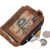 Bull Captain Men Wallets Bifold Leather Vintage Purse With 2 ID Window - Image 16
