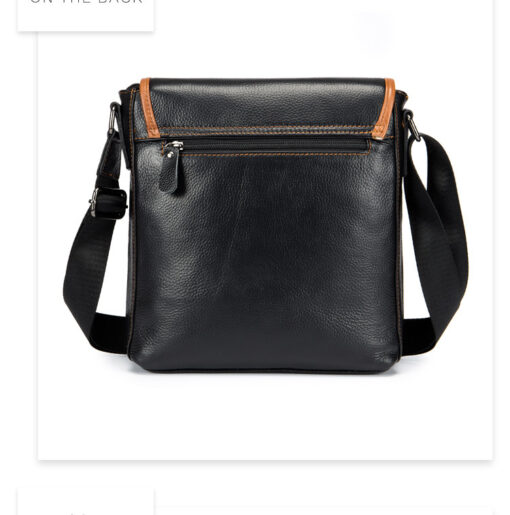 Bull captain Men Shoulder Bag Vintage Style Casual Men Messenger Bags - Image 3