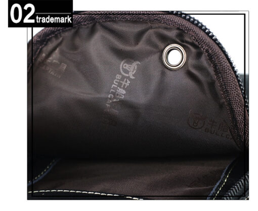 Bull Captain Men sling crossbody bag Leather Shoulder Bags Chest Pack - Image 7