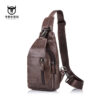 Bull Captain Crossbody Bag Genuine Leathe Men Sling Chest Bags - Image 3