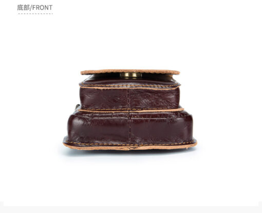 Bullcaptain Bag Men Genuine Leather Loop Belt Phone Bag - Image 3