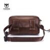 Bull Captain Leather Casual Men Waist Pack Bag for Mobile phone - Image 2