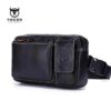 Bull Captain Leather Casual Men Waist Pack Bag for Mobile phone - Image 6