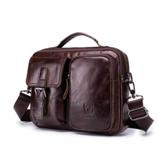 Bull Captain leather bag business briefcase Laptop Bags - Image 2