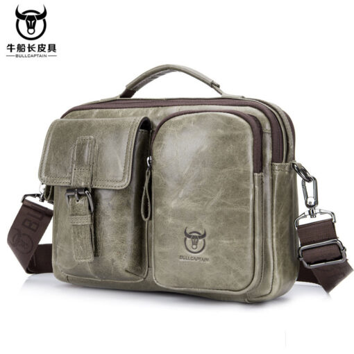 Bull Captain leather bag business briefcase Laptop Bags - Image 4