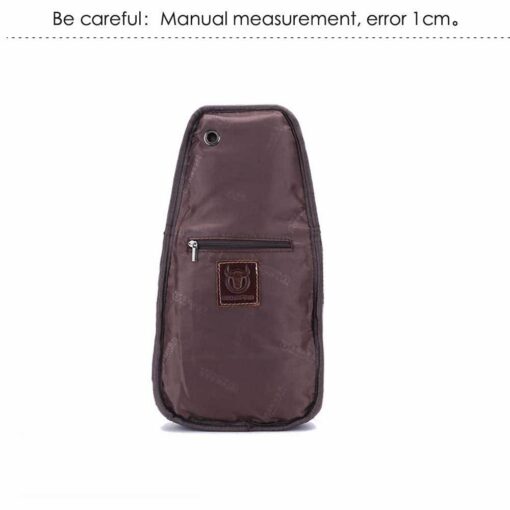 Bullcaptain Genuine Leather Bag Vintage Sling Bag Chest Bag for Men - Image 8