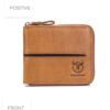 Bullcaptain Men Retro Minimalist RFID Cowhide 13 Card Slots Short Zipper Wallet - Image 10