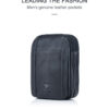 Bull Captain Men Waist packs Genuine Leather Cell Phone belt Waist Bag - Image 9