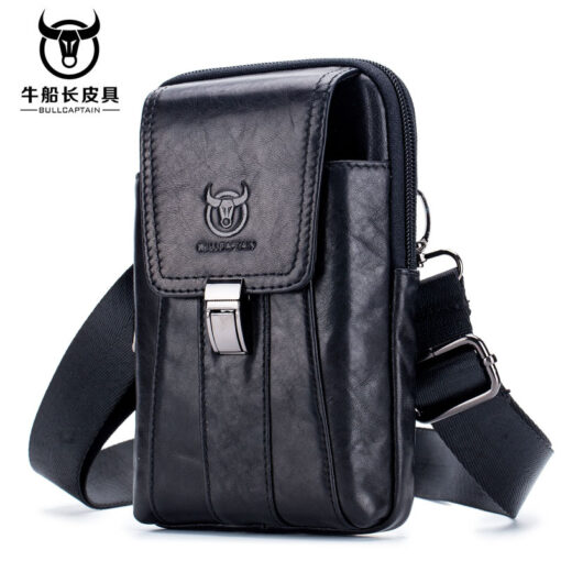 Bull Captain Casual Men Waist Pack Mobile Phone Case Belt Waist Bag - Image 3