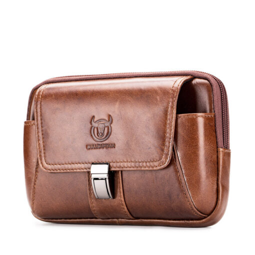 Bull Captain Casual Men Waist Pack Mobile Phone Case Belt Waist Bag