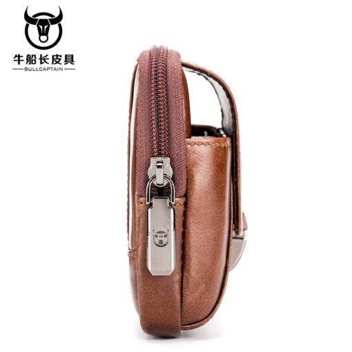 Bull Captain Casual Men Waist Pack Mobile Phone Case Belt Waist Bag - Image 5
