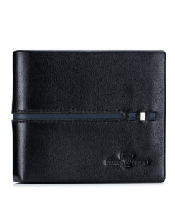 Bull Captain Mens Wallet Leather Slim Bifold Credit Card Holder