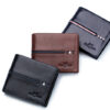 Bull Captain Mens Wallet Leather Slim Bifold Credit Card Holder - Image 2