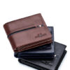 Bull Captain Mens Wallet Leather Slim Bifold Credit Card Holder - Image 3