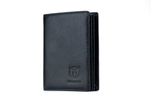 Bullcaptain Men Leather Wallet RFID Blocking Bifold Wallets Multi Credit Card Holder - Image 4