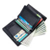 Bullcaptain Men Leather Wallet RFID Blocking Bifold Wallets Multi Credit Card Holder - Image 8