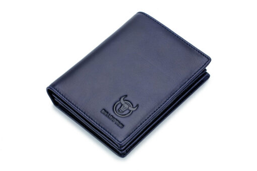Bullcaptain Men Leather Wallet RFID Blocking Bifold Wallets Multi Credit Card Holder - Image 22