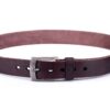Bull captain Genuine Leather Brown Bright Surface And NUBUK Belt for Men Classic Retro - Image 6