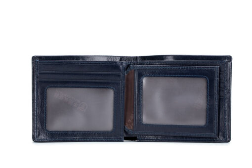 Bull Captain Mens Wallet Leather Slim Bifold Credit Card Holder - Image 7