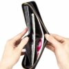 Bull Captain RFID Leather Men Wallet Zipper Blocking Coin Purse Bifold 11 Card Slots Coin - Image 11
