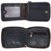 Bull Captain RFID Leather Men Wallet Zipper Blocking Coin Purse Bifold 11 Card Slots Coin - Image 4