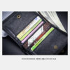 Bullcaptain Men Genuine Leather RFID Blocking 8 Card Holder Zipper Wallet 1 - Image 6